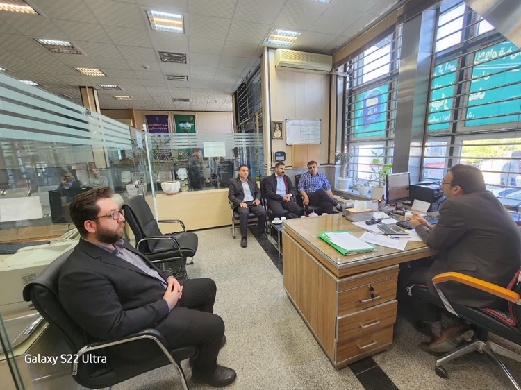 دیدار مشترک مسئولان دامپزشکی، امور دام و بیمه کشاورزی با مدیر بانک کشاورزی شهرستان ایجرود